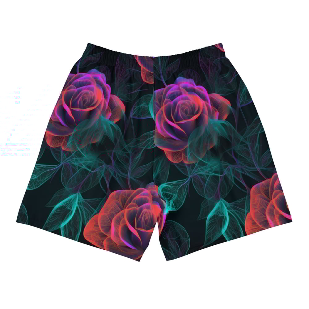 YB Neon Rose Athletic Shorts