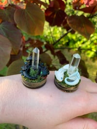 Image 5 of Night & Light Dragon Ring Holder - PAIR