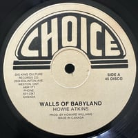 Howie Atkins / Donovan Adamson - Walls Of Babyland / Trying Youth Man