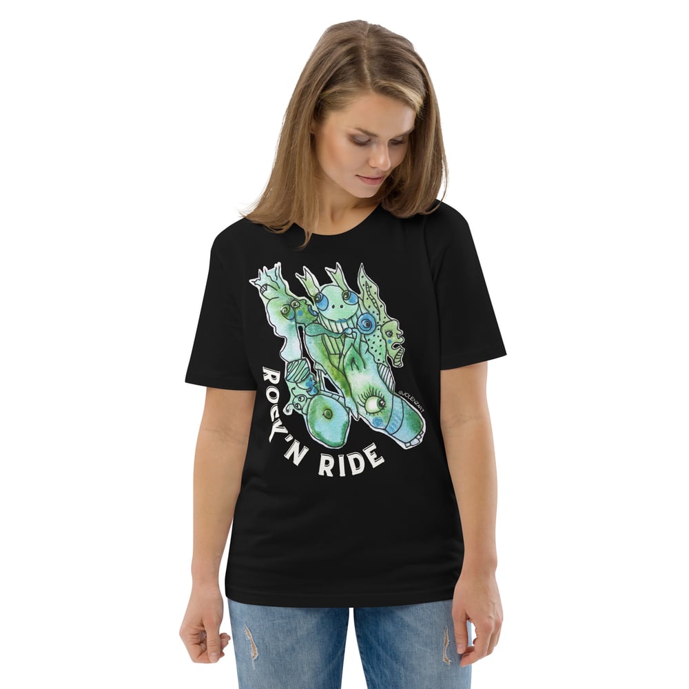 Image of Rock'n Ride Unisex Bio-Baumwoll-T-shirt Green