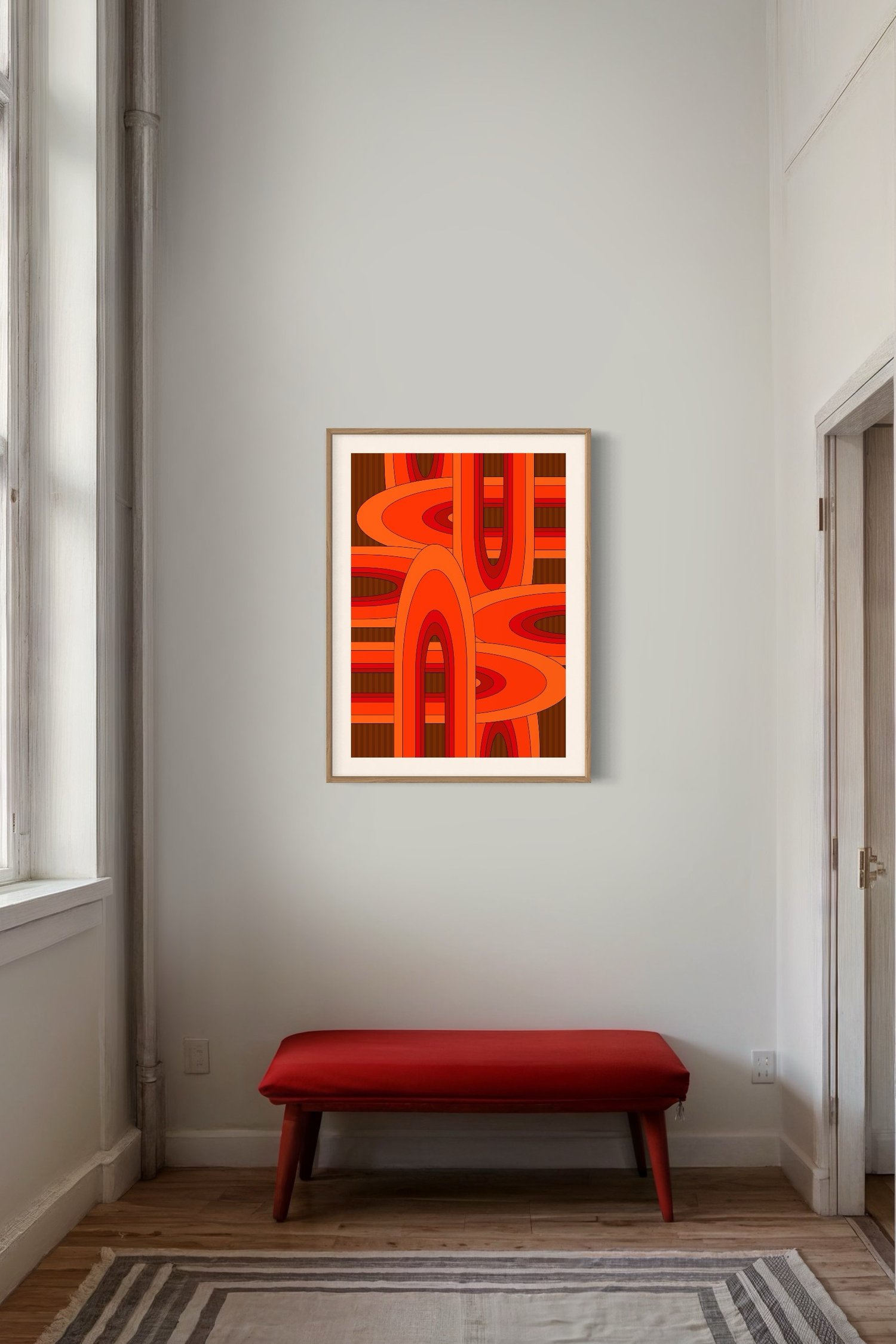 Image of 'Soul Perception' on Brown 250gsmMatt Art Print