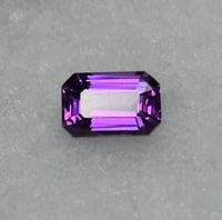 Image 6 of Heated Natural Tanzanite Purple pink, emerald cut, 6.75ct