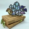 Large Crystal and Mushrooms Book
