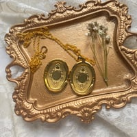 Image 4 of THE LILY LOCKET (CHAIN)