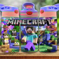 minecraft 12oz drink bottle 