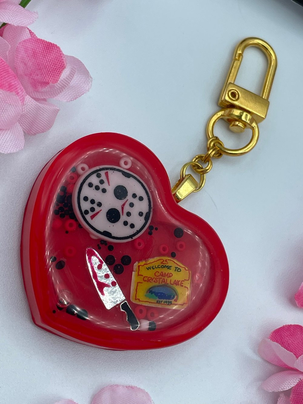 Image of Keychain - 13th Red Heart 