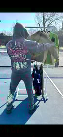 Image 2 of Gray/ Black suit 