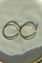 Image of gehämmerte 9k Gold Creolen