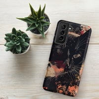 Image 20 of Colorful Black Cat Painting Tough case for Samsung®