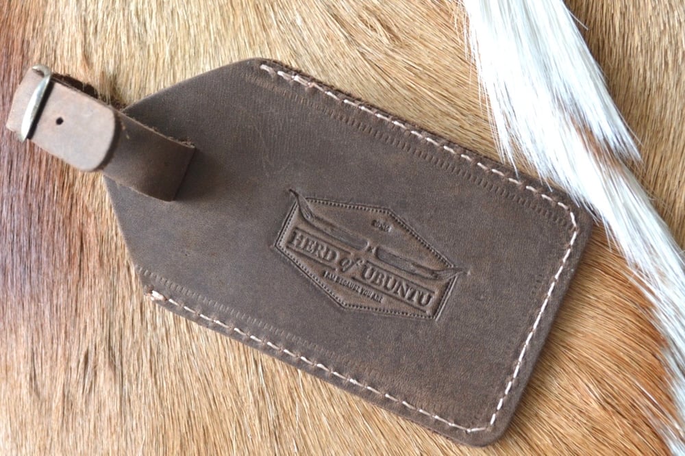 Image of ‘OR Tambo’ Leather Luggage Tag
