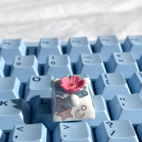 Image 4 of Snow Blossom Artisan Keycap 