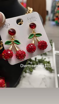 Cherry earrings 