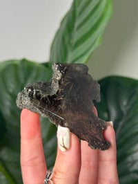 Image 2 of HALF POLISHED HIMALAYAN RUTILE IN QUARTZ CLUSTER D