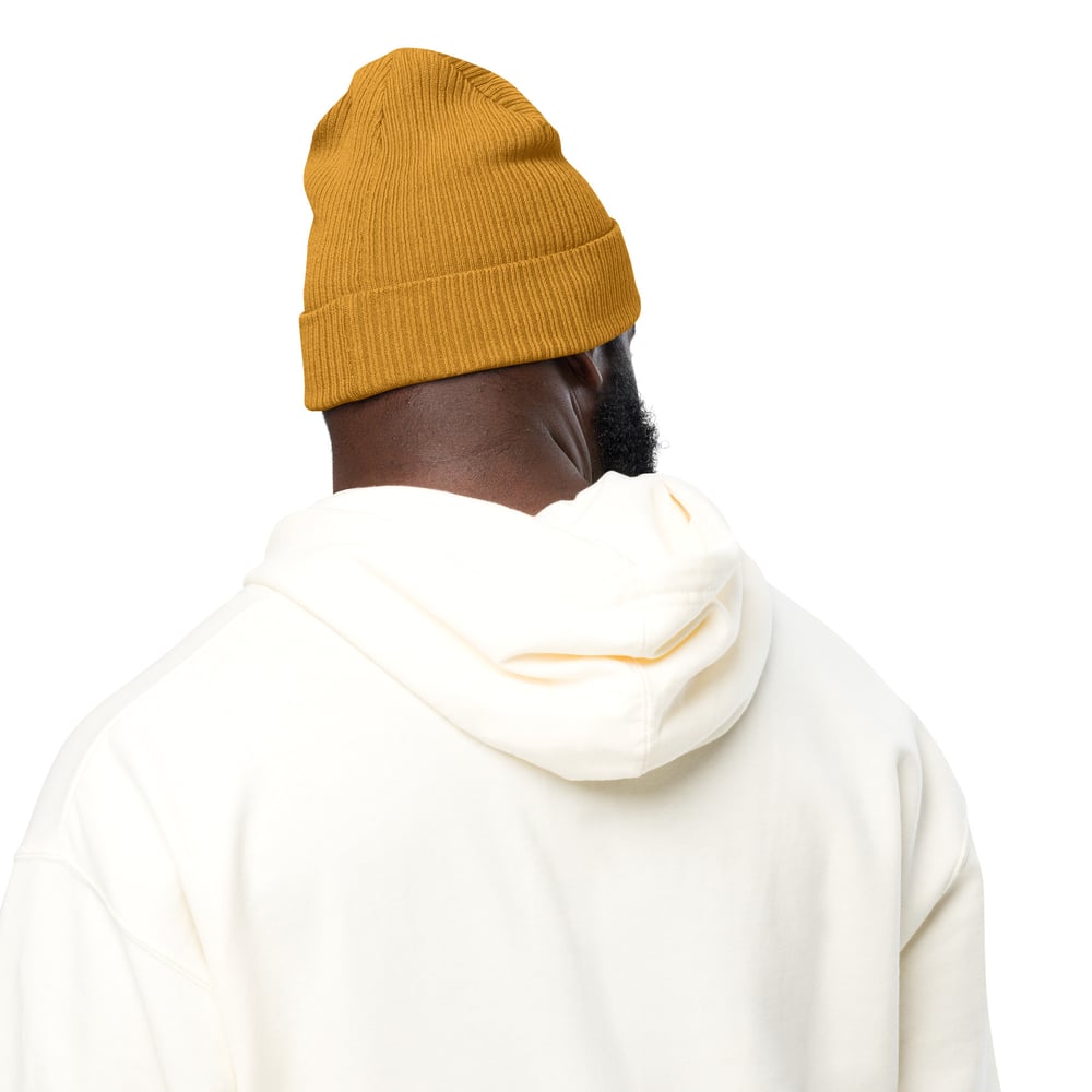 1016 Organic ribbed beanie