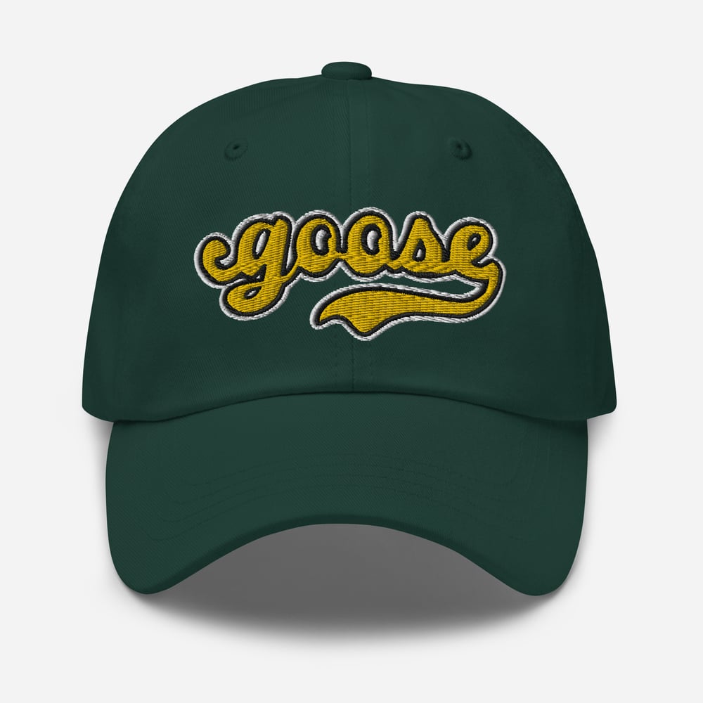 Yellow Script Dad hat