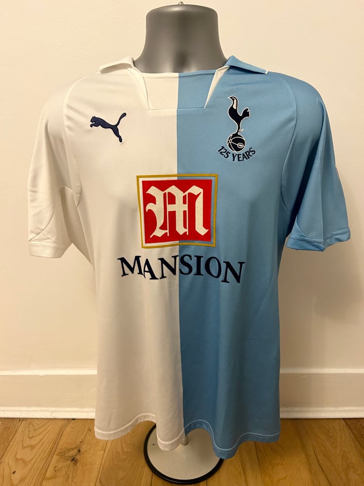 Image of Tottenham Hotspur “BERBATOV 9” 125 Yrs Anniversary Shirt + PL patches (M)