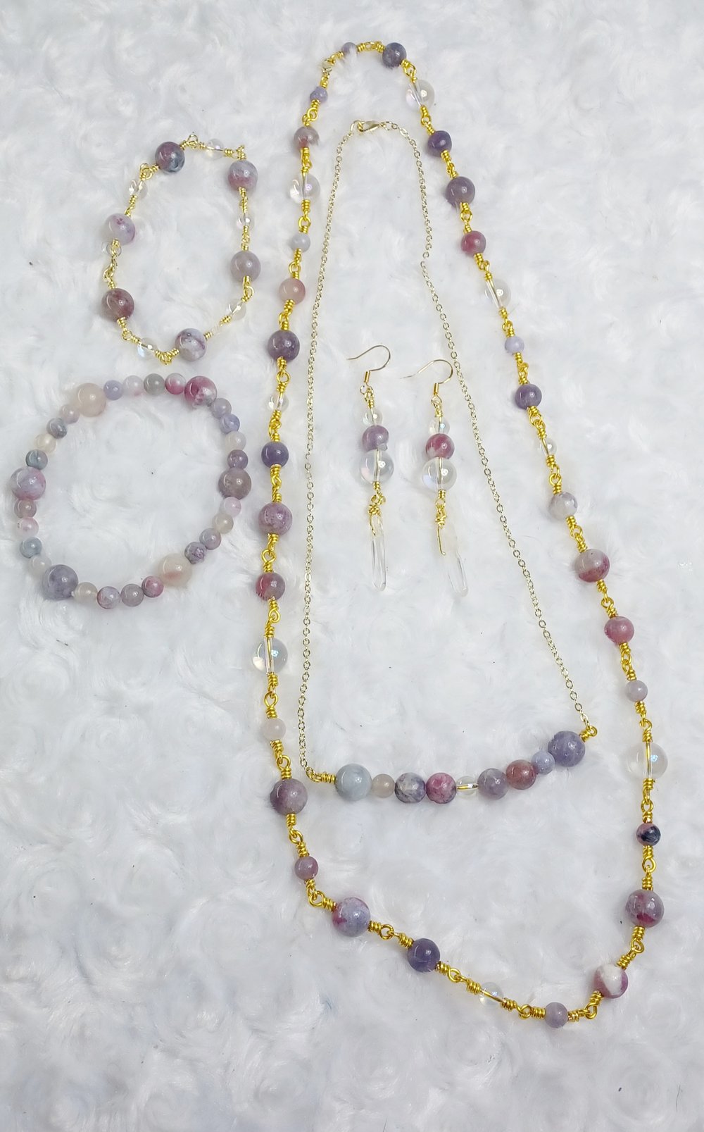 Image of Unicorn and Aura quartz crystal sprinkle set