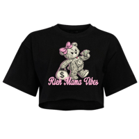 Rich Mama Vibes Cropped T-shirt
