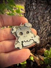Image 2 of Steve Here Collab Skull and Bones Sterling Silver