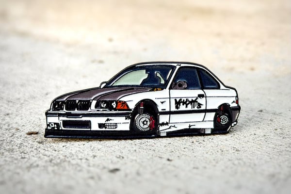 Image of KUWTB Kustoms E36 On Bricks