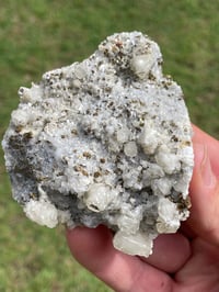 Image 4 of Calcite With Chalcopyrite Flakes Specimen #1911