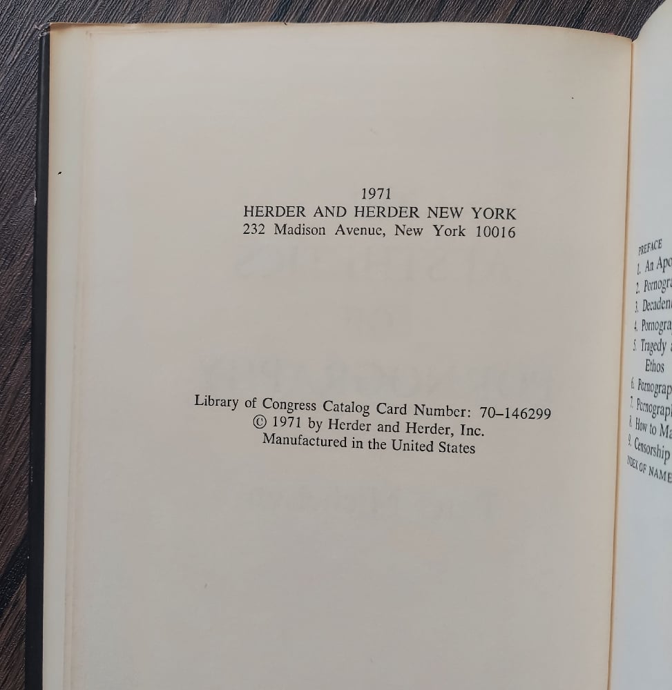 The Aesthetics of Pornography, by Peter Michelson