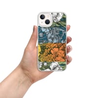 Image 22 of Art Nouveau Inspired Colorful Quartet Boho Hippie Floral Sketch Clear Case for iPhone®