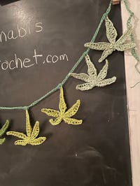 Image 3 of Ombré Green Leaf Bunting 