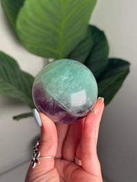 Image 1 of RAINBOW FLUORITE SPHERE -CHINA- I