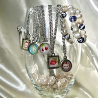Image 3 of hand painted necklaces