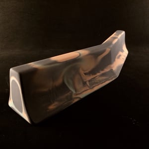 Image of WiredRamps 160 Degree Angle Barrier (Dark Grey, Orange and Light Green)