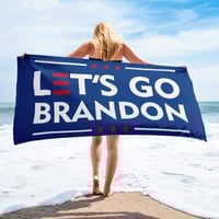 Image 1 of Let's Go Brandon Towel from PatriotsCo.com