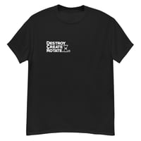 Image 2 of Rotate Tee (5 colors white print)