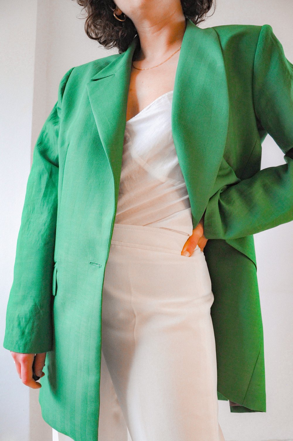 Maison Blazer Green