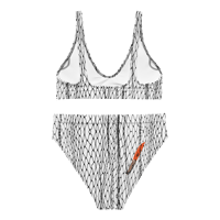Image 1 of “Netscape Navigator: Light Mode” Recycled high-waisted two-piece swimsuit