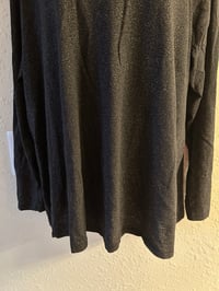 Image 6 of New 1X Sonoma Glitter Black top #574*8