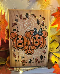 RTS Wood Art- Pumpkin Fam