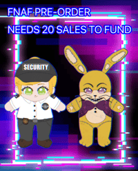 Instock FNAF Vanessa or Glitchtrap