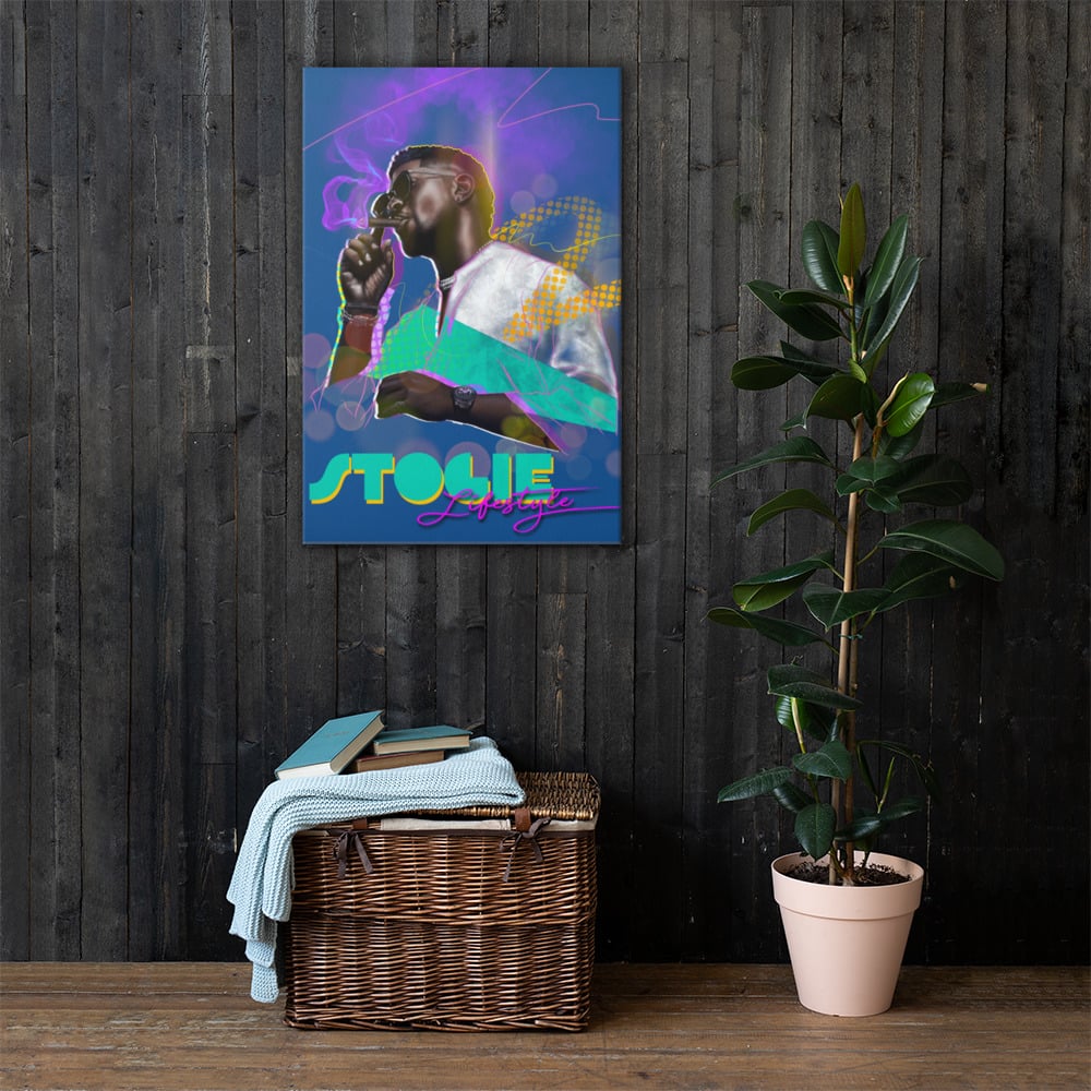 Image of Stogie Lifestyle Art Print on Canvas