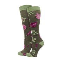 Image 1 of Fall Leaves Fashion Compression Sock 