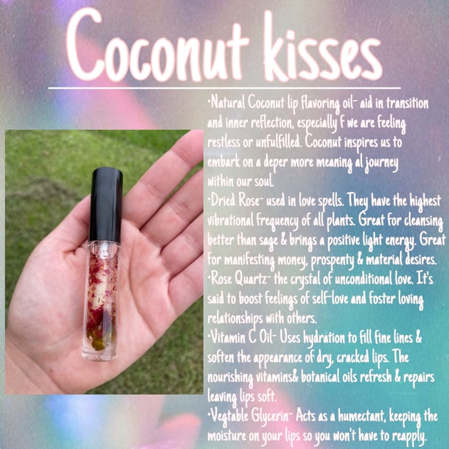 Coconut Kisses Infused Lip Gloss