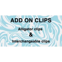 Image 1 of Alligator clips / Interchangeable Badge Reels 