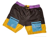 Image 1 of Tech Shorts - Black & Yellow