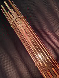 Image 2 of Reclaimed Rimu Lamp Wide Slatted