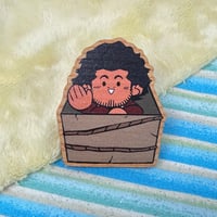 Image 1 of Box of Ichi Wooden Pin Badge