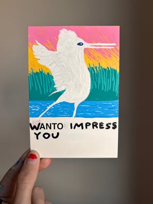 Image of Original hand-painted postcard: Paris Edition (No. 4)
