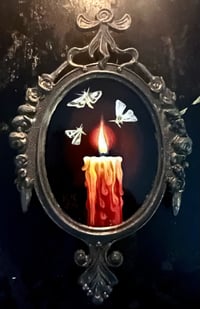 Image 2 of Original Painting-“ Moth to a Flame”