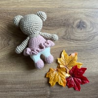 Image 2 of Crochet pink ballerina Weebee bear