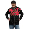 Black/Red Bomber Jacket