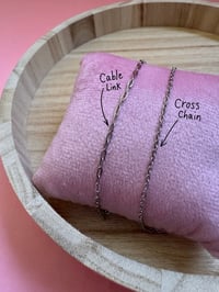 Image 6 of Custom engraved silver name necklaces